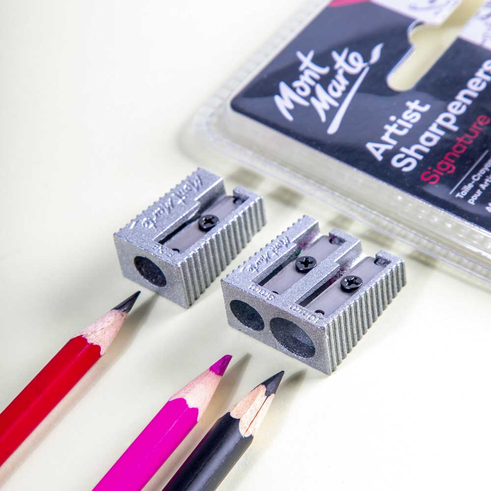 MM Artists Sharpener Set Zinc Alloy 2pc