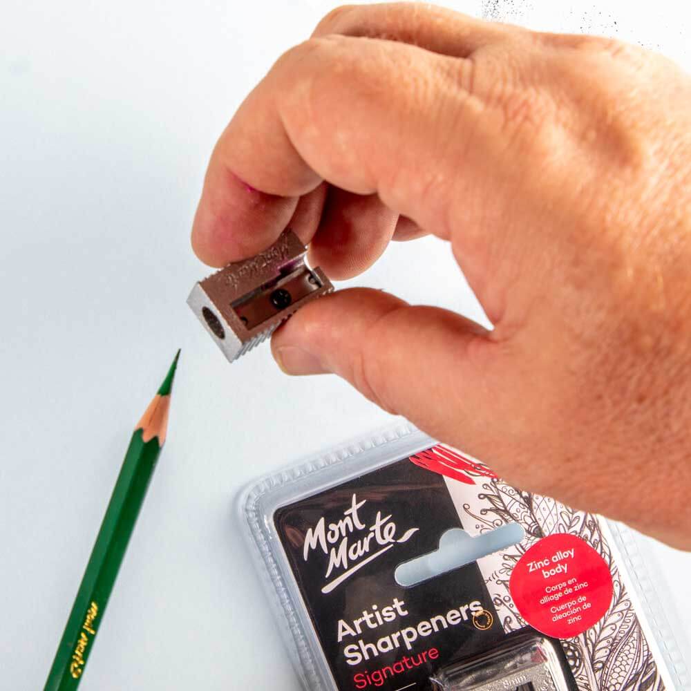 MM Artists Sharpener Set Zinc Alloy 2pc