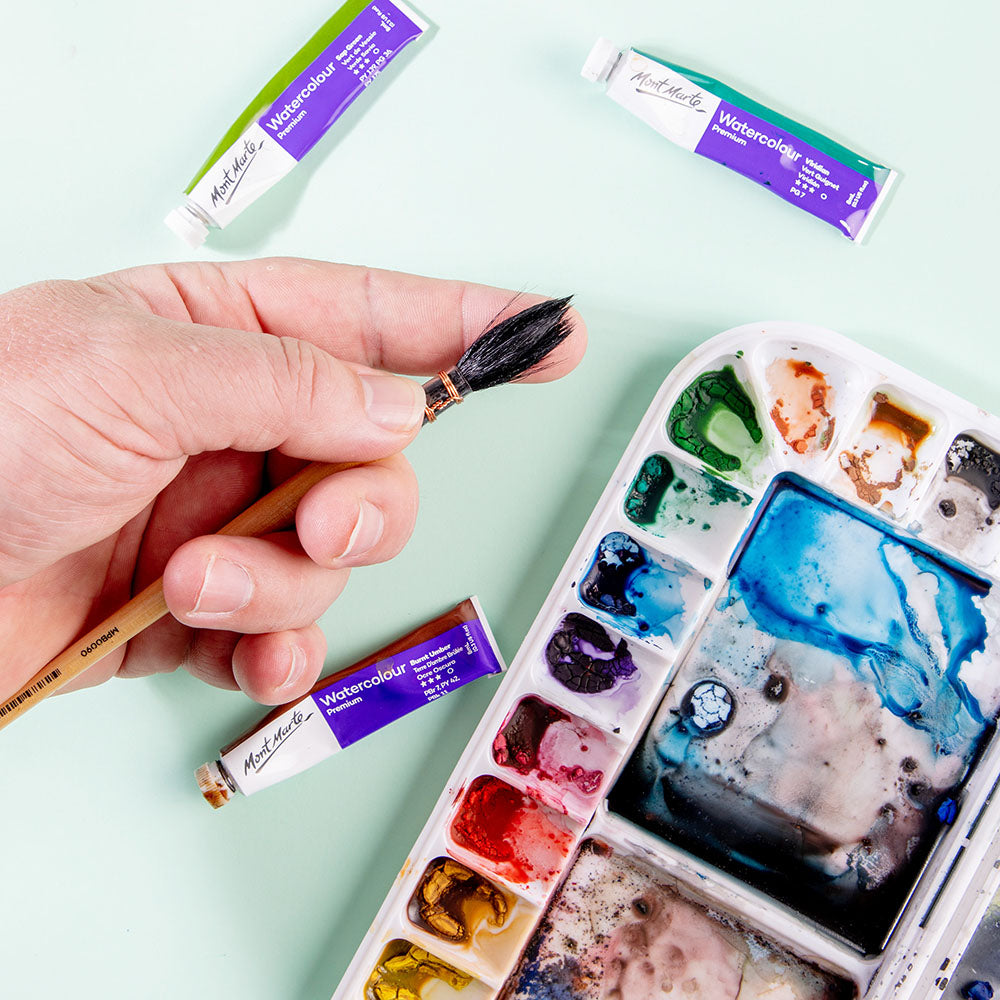 აკვარელის ფუნჯი (ჩინური ტრადიციული მოპი) MM Artist Brush Watercolour Traditional Mop 4