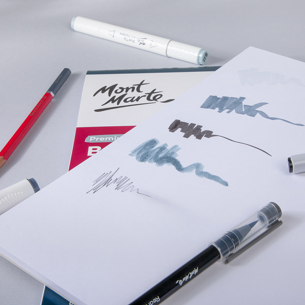გრაფიკის სახატავი სკეჩპადი MM Bristol Paper Pad A4 250gsm 20 Sheets