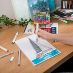 გრაფიკის სახატავი სკეჩპადი MM Bristol Paper Pad A4 250gsm 20 Sheets