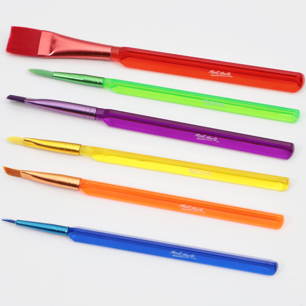 საბავშვო ფუნჯების ნაკრები (უნივერსალური) Brush Set 6pc