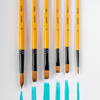 ფუნჯების ნაკრები სინთეთიკური (აკრილის) MM Gallery Series Brush Set Acrylic 6pc