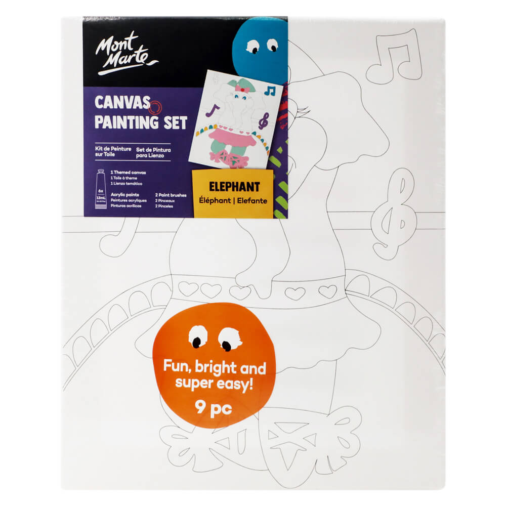 MM Kids Paint Me Set 10pc - Elephant