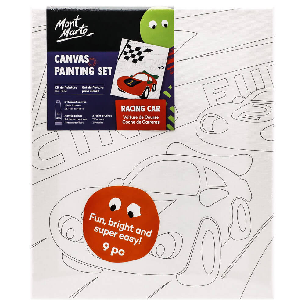 M.M. Kids Paint Me Set 9pce - Racing M.M. Kids Paint Me Set 9pce - Racing Cars