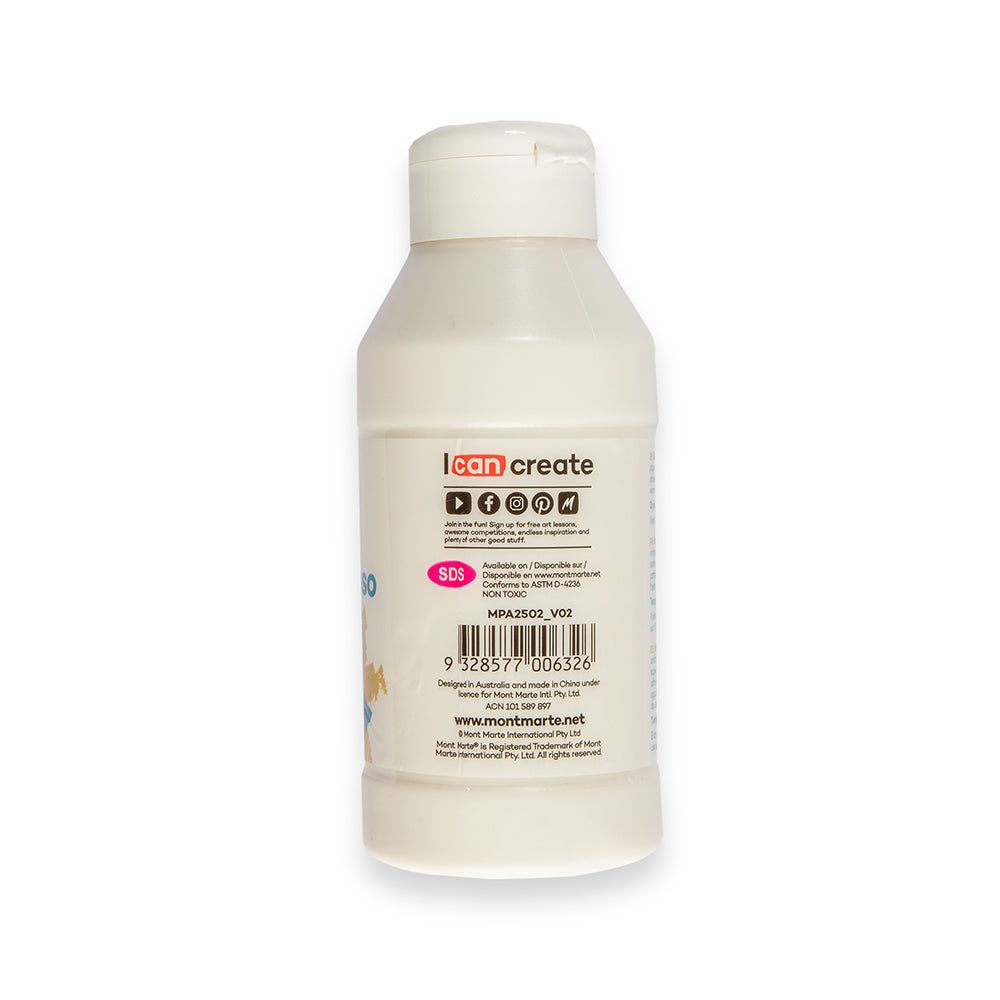 Clear Texture Gesso Premium – 250 ml Clear Texture Gesso 250ml