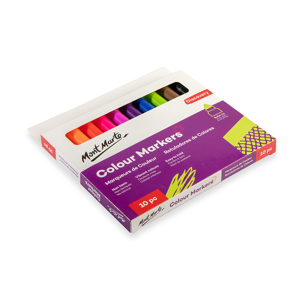Colored markers set of 10 pieces - Montmarte