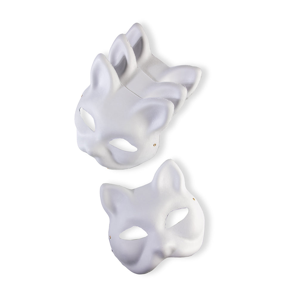 წვეულების ნიღბები (მოსახატი) MM DIY Party Masks 4pc Design 4