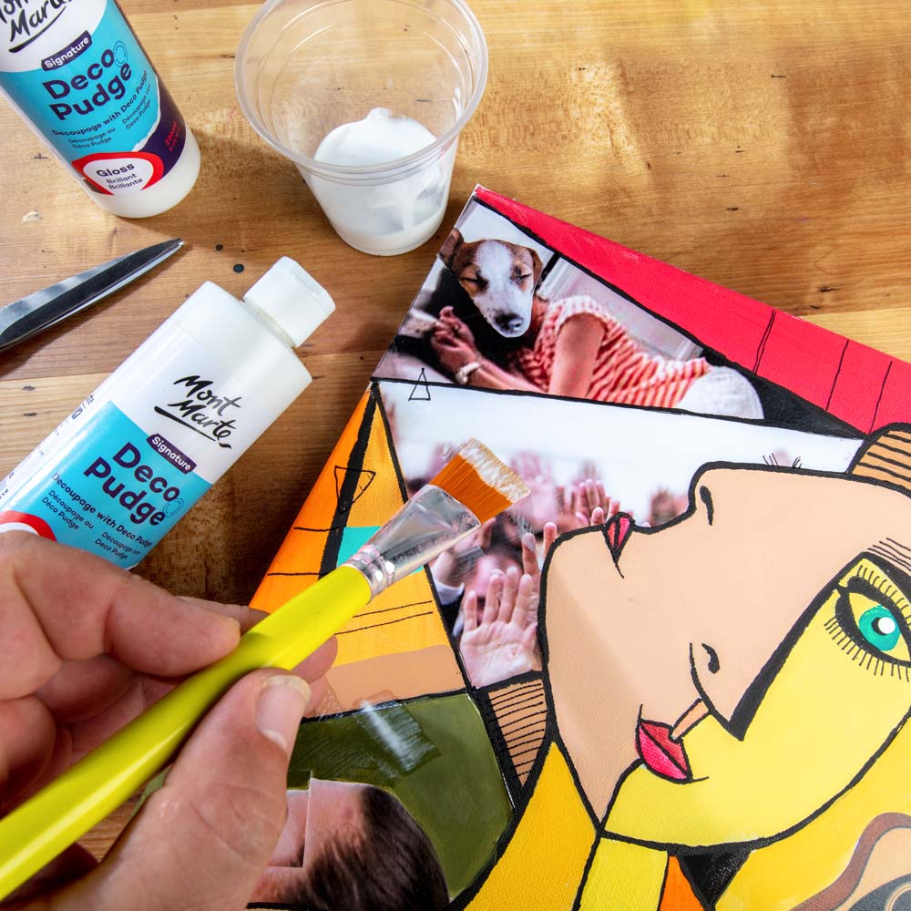 Decoupage Glue-Varnish 236ml (Gloss) - Mont Marte