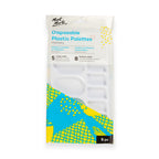 ერთჯერადი პლასტმასის პალიტრა (5ცალი) - MM Disposable Plastic Palettes 5pc