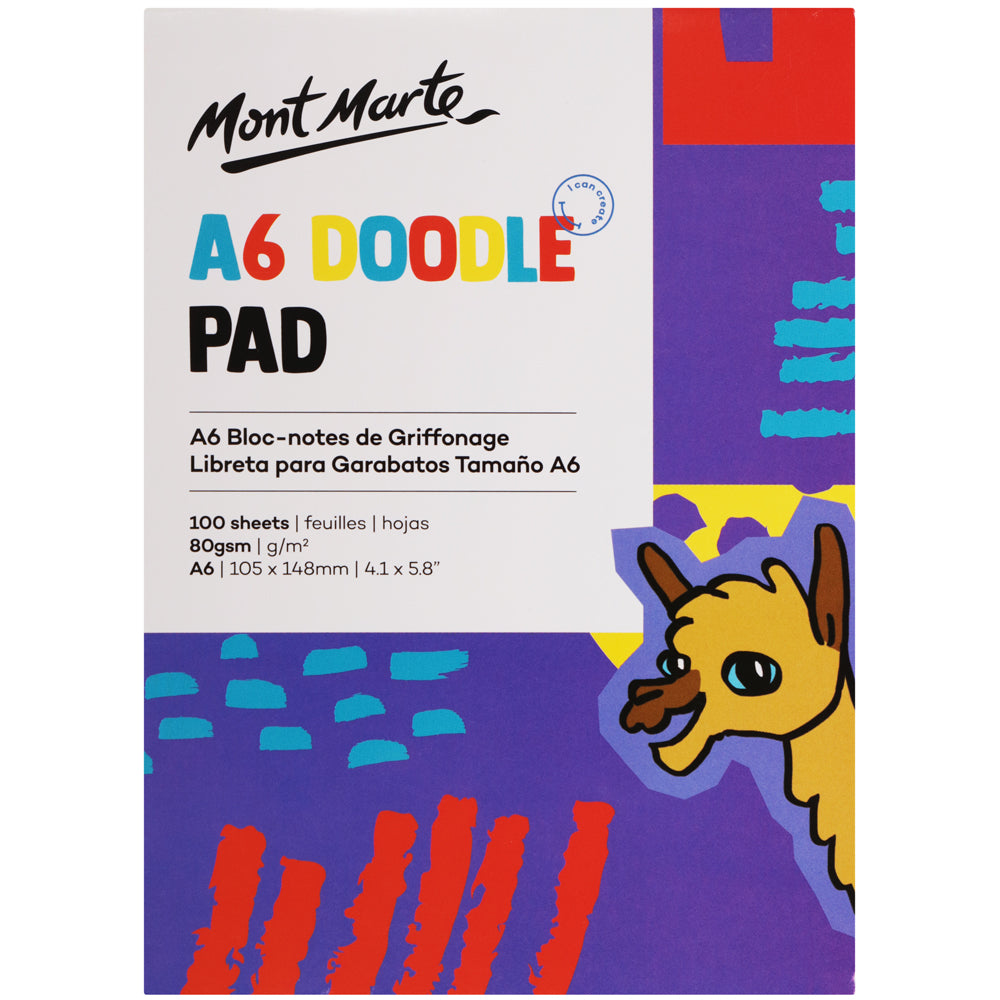 საბავშვო სახატავი რვეული დუდლების პადი  Kids Doodle Pad A6 100 Sheet