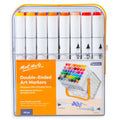 Double Ended Art Markers in Case – 48pc