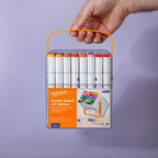 Double Ended Art Markers in Case – 48pc