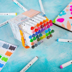 Double Ended Art Markers in Case – 48pc