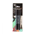 აკრილის მარკერი შავი MM Acrylic Paint Pens Dual TIp Black 2pc