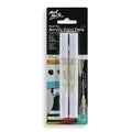 აკრილის მარკერი თეთრი MM Acrylic Paint Pens Dual TIp White 2pc