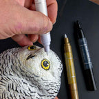 MM Acrylic Paint Pens Dual TIp White 2pc