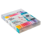 ქსოვილის მარკერები 24 ფერი - MM Dual Tip Fabric Markers 24pc