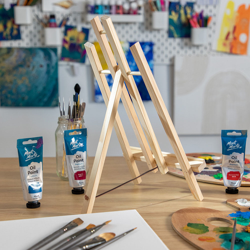 მოლბერტი და ტილო (დიდი) MM Easel with Canvas - Large