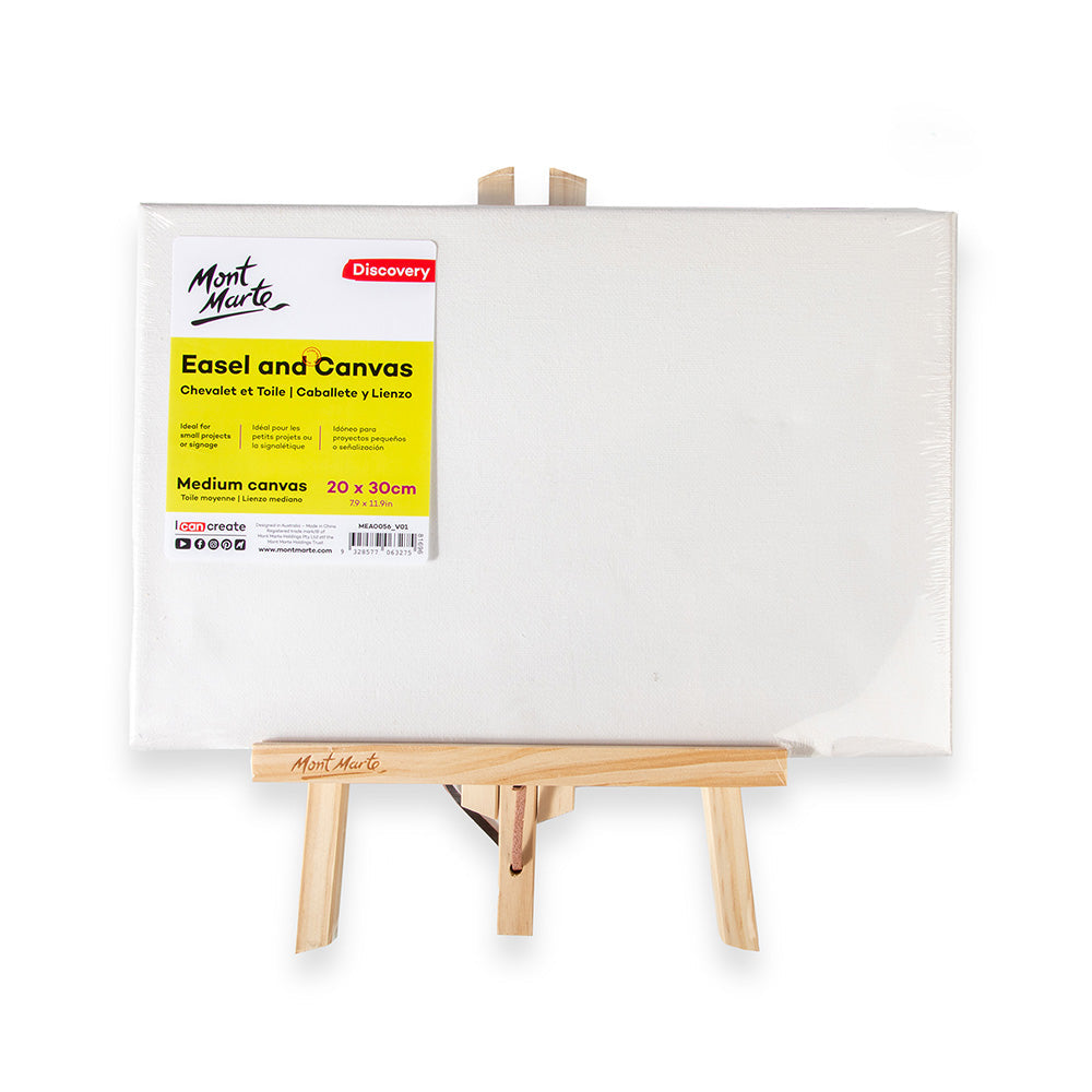 მოლბერტი და ტილო (საშუალო) MM Easel with Canvas - Medium