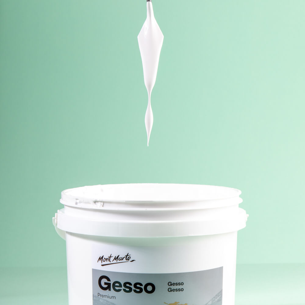 თეთრი გრუნტი (პრაიმერი) 1.89 ლიტრი - MontMarte Gesso Tub 64oz