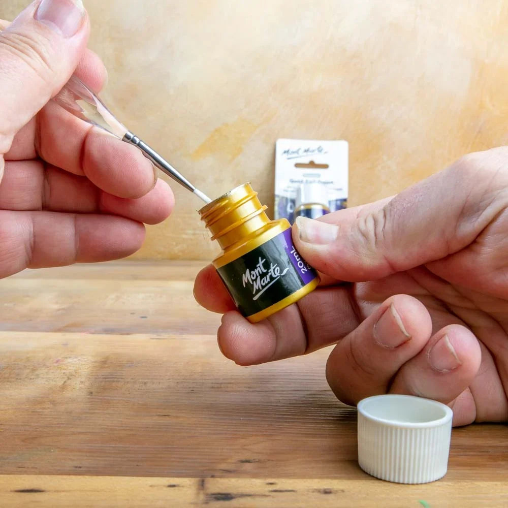 ოქროს იმიტაციის ეფექტის საღებავი 20 მლ - Gold Foil Paint Premium 20ml