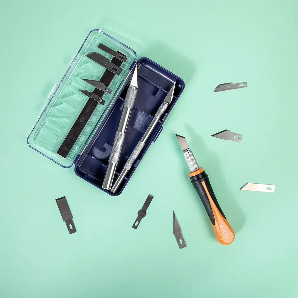 Hobby knife set of 13 pieces Hobby Knife Set SK5 Blades 13pc 