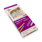 Кисти художественные 12 шт. MM Hog Brush Set 12pc