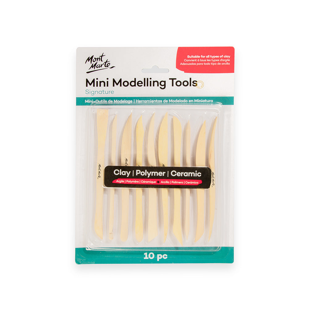 მინი მოდელირების ინსტრუმენტები(სტეკები) Mini Modelling Tools Boxwood 10pc