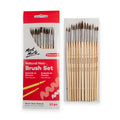 ნატურალური თმის მრგვალი ფუნჯებიMM Natural Hair Round Brush Set 13pc
