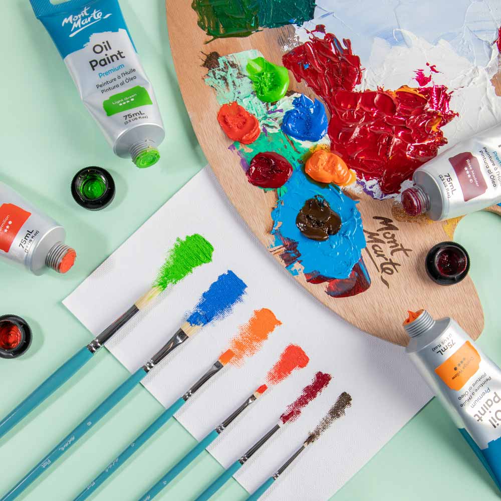 MM Gallery Series Brush Set Oils 6pc BMHS0019