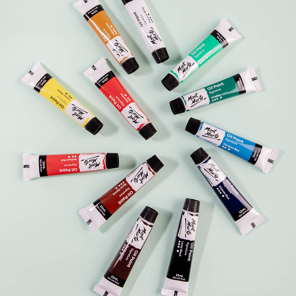 MM Oil Paints 12pc x 12ml