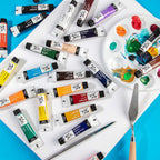 ზეთის საღებავი 24 ფერი ნაკრები MM Oil Paints 24pc x 12ml