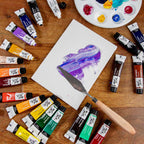 ზეთის საღებავი 24 ფერი ნაკრები MM Oil Paints 24pc x 12ml