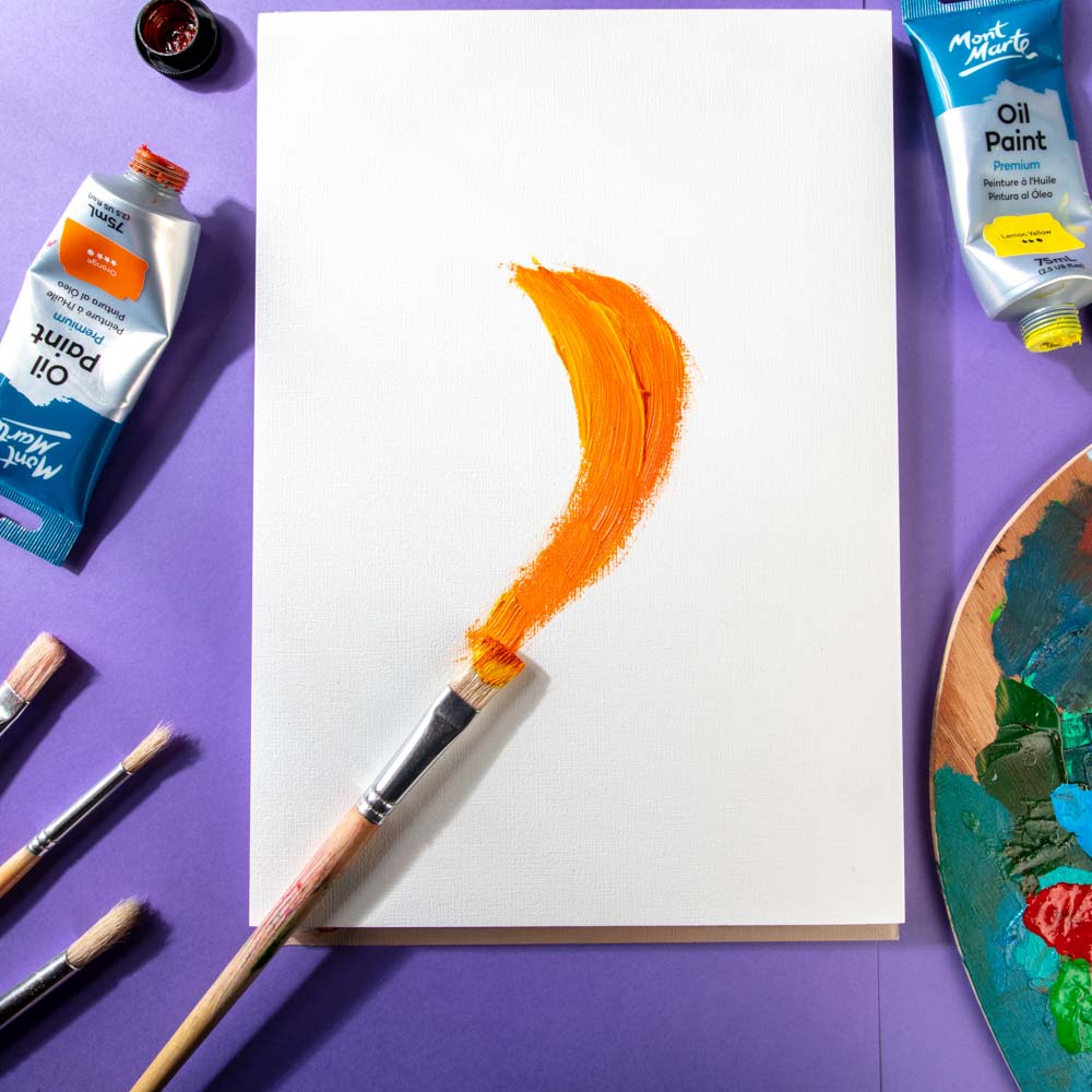 ზეთის საღებავის და აკრილის პადი MM Oil & Acrylic Pad 350gsm A4 20 Sheets