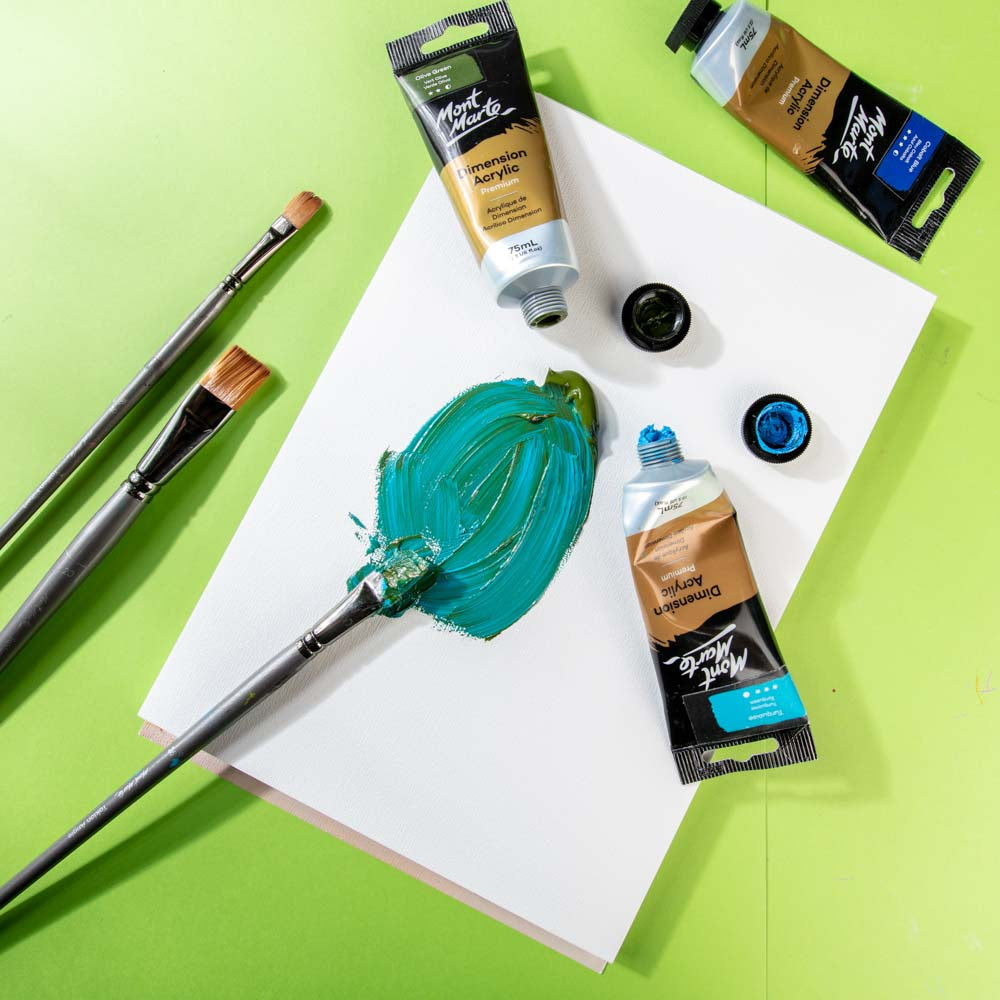 ზეთის საღებავის და აკრილის პადი MM Oil & Acrylic Pad 350gsm A4 20 Sheets