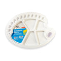 ოვალური პლასტმასის პალიტრა 34x25სმ - MM Oval Plastic Palette 34x25cm