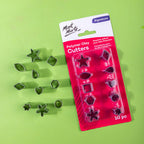 პოლიმერული თიხის საჭრელი ფორმები MM Polymer Clay Mini Cutter Set 10pcიი