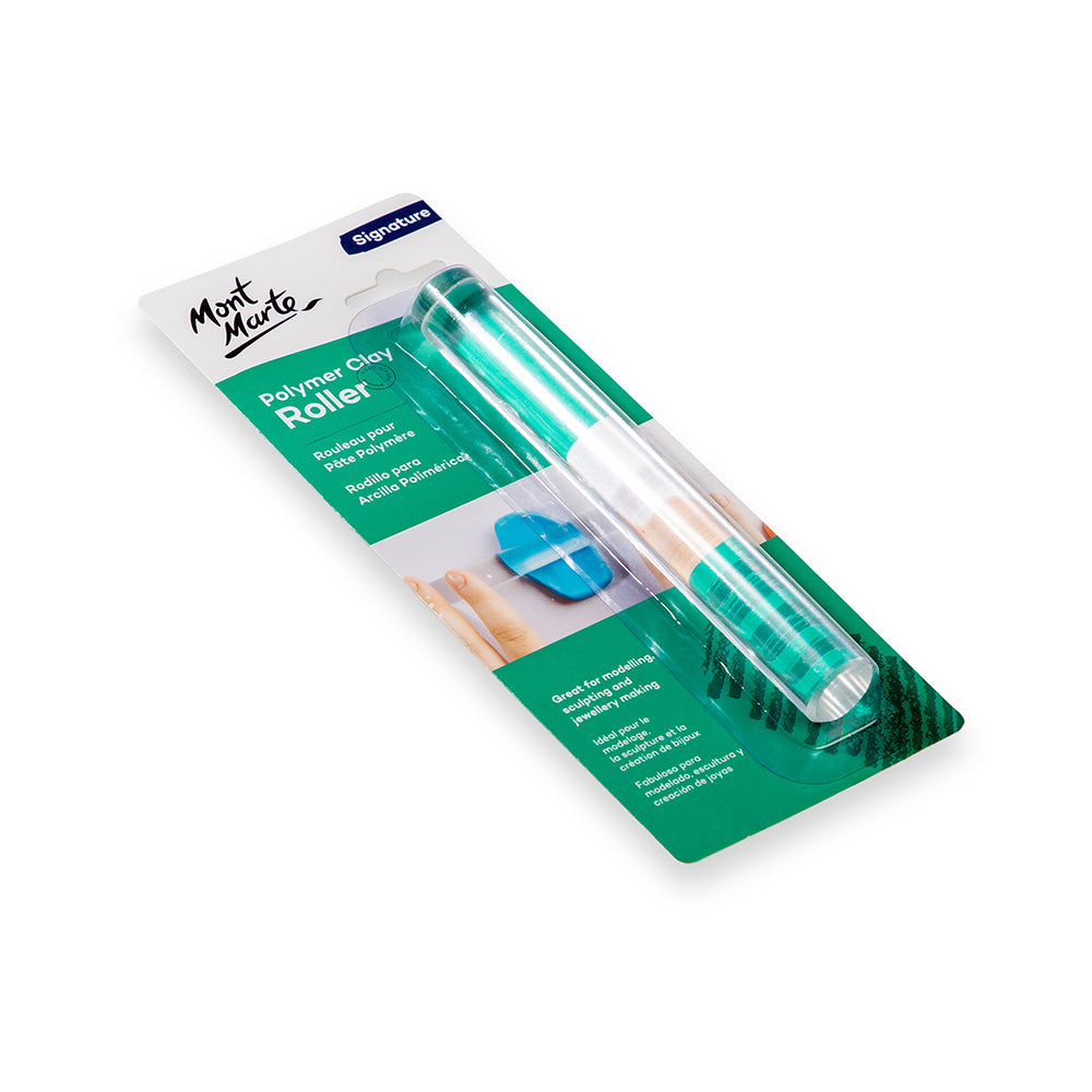 MM Polymer Clay Roller - Clear Acrylic 16cm