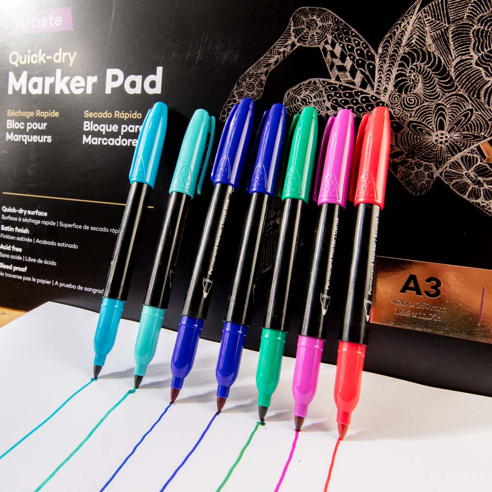 მარკერის პადი A4 MM Quick Dry Marker Pad 110gsm A4 30 Sheets