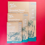 Recycled Toned Drawing Paper – A3, 25 Sheets, 170gsm