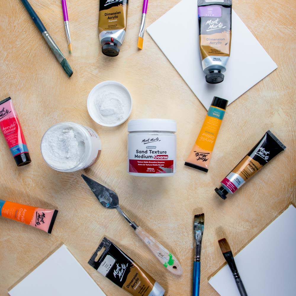 ტექსტურული პასტა ქვიშის ნაწილაკებით 250მლ - MontMarte