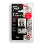 MM Artists Sharpener Set Zinc Alloy 2pc