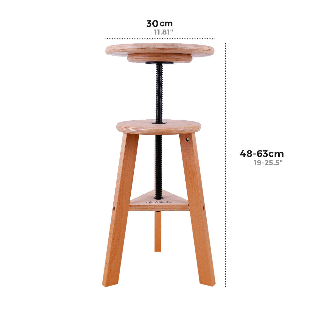 მოლბერტის სკამი MM Beech Easel Stool