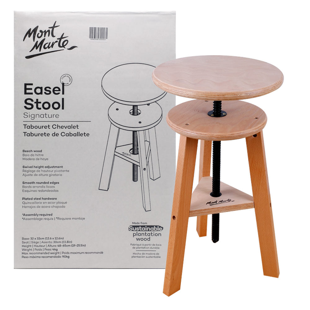 მოლბერტის სკამი MM Beech Easel Stool