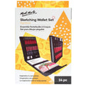 სკეჩების სახატავი ნაკრები პენლით Sketching Wallet Set Signature 14pc