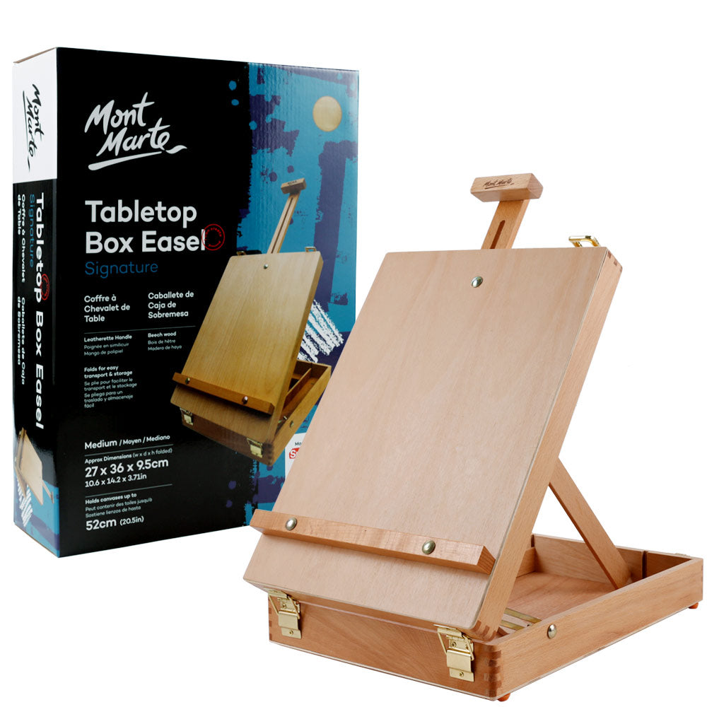 სამაგიდო მოლბერტი ყუთი MM Tabletop Box Easel Med - Beech