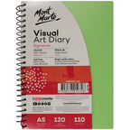 ვისუალური დღიური ჩანახატებისთვის MM Visual Art Diary PP Coloured Cover A5