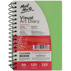 ჩანახატების რვეული ზამბარაზე A6 MM Visual Art Diary PP Coloured Cover A6