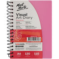ჩანახატების რვეული ზამბარაზე A6 MM Visual Art Diary PP Coloured Cover A6